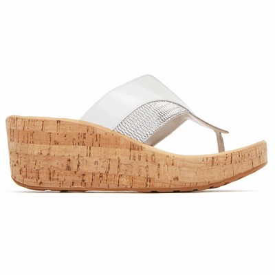 Sandálias Rockport Weekend Casuals Lanea Gore Thong Mulher Branco PT-78512